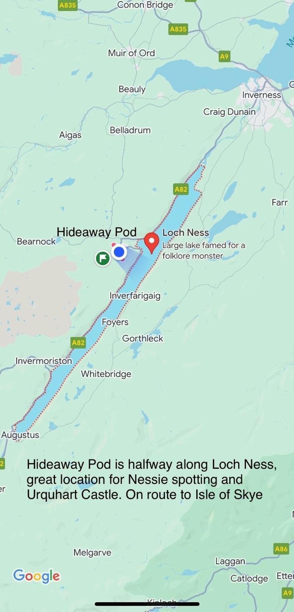 Hideaway Pod Near Loch Ness For A Tranquil Retreat Leilighet Lewiston Eksteriør bilde